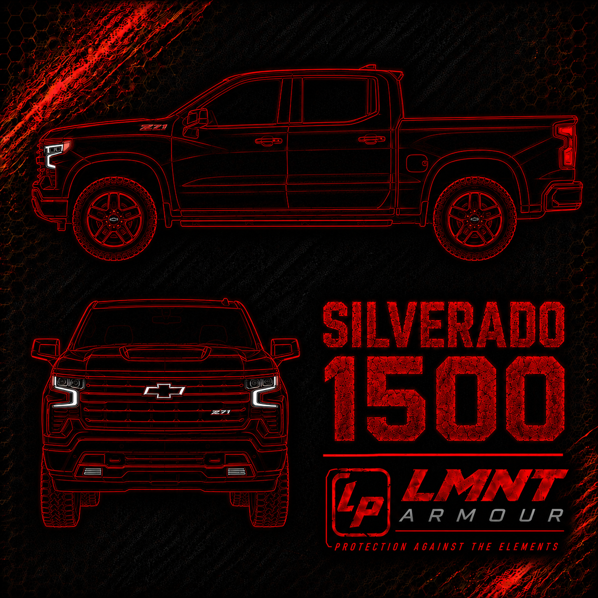 Chevrolet Silverado 1500 & 2500 - LMNT Armour DIY Kit