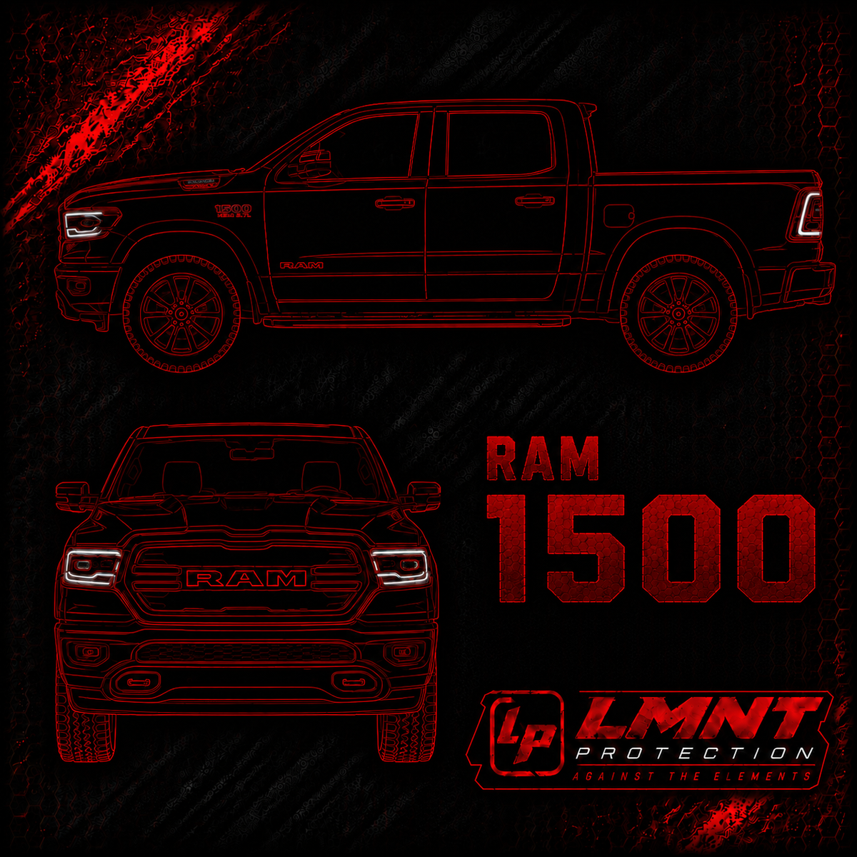 Ram 2019 onwards -LMNT Armour DIY KIT -