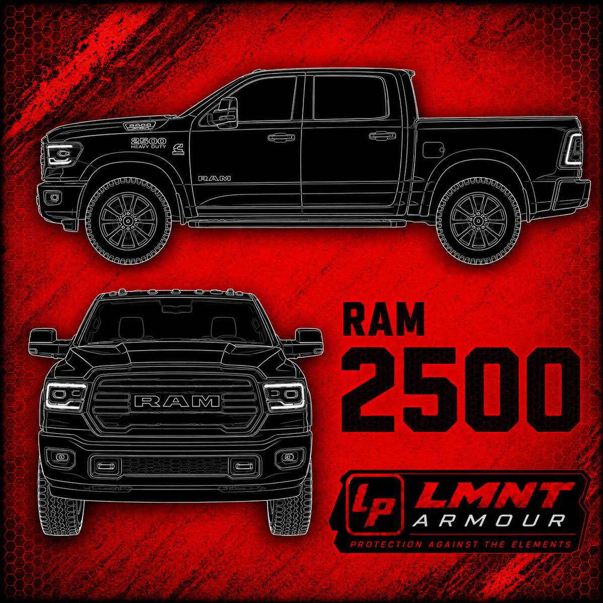 Ram 2019 onwards -LMNT Armour DIY KIT -